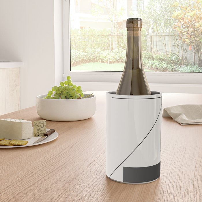 Abstract Minimal Geometric 2 Wine Chiller Gallery Image 4