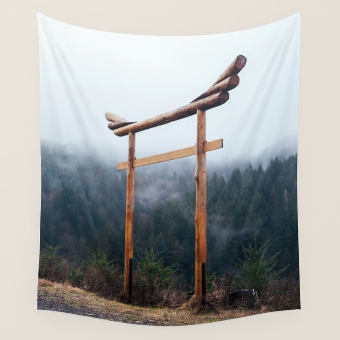 Torii Gate Wall Tapestry Gallery Image 1