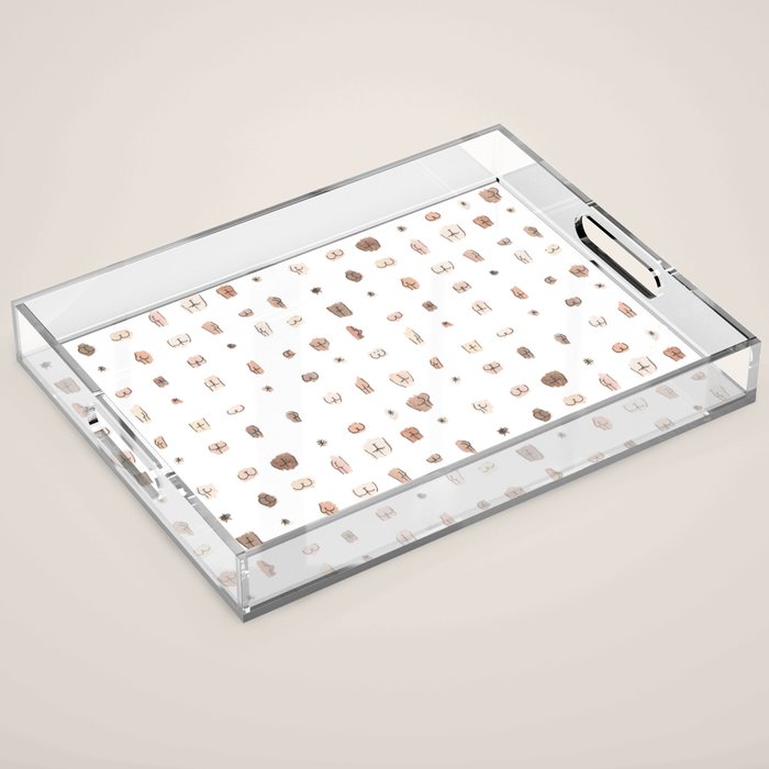 butts Acrylic Tray Gallery Image 1