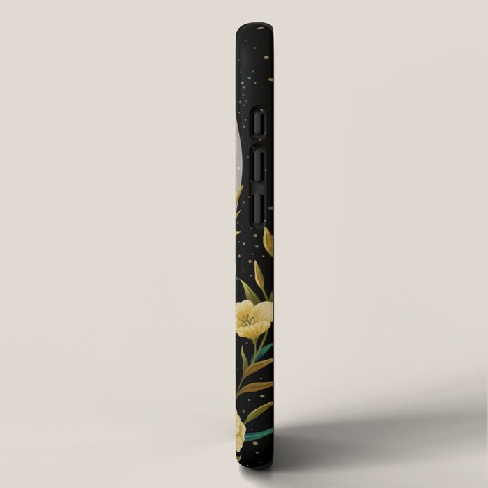 Moon Greeting- Yellow Evening Primrose iPhone Case Gallery Image 2