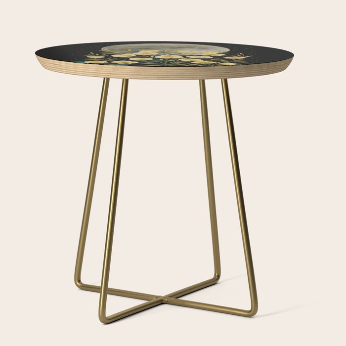 Moon Greeting- Yellow Evening Primrose Side Table Gallery Image 1