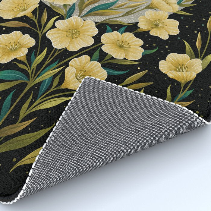 Moon Greeting- Yellow Evening Primrose Rug Gallery Image 4