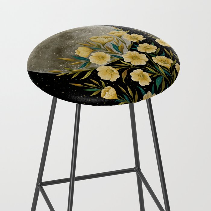 Moon Greeting- Yellow Evening Primrose Stool Gallery Image 2