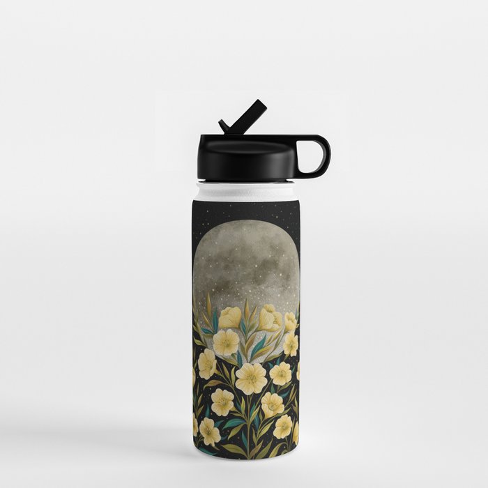 Moon Greeting- Yellow Evening Primrose Water Bottle Gallery Image 1