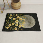 Moon Greeting- Yellow Evening Primrose Rug Gallery Image 1