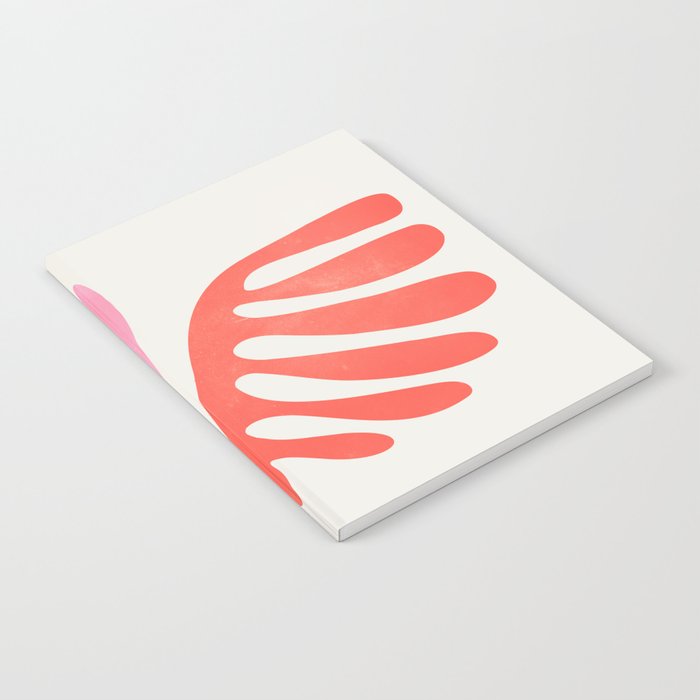 Peach & Orange: Wild Leaf | Matisse Foliage Paper Cutouts 03 Notebook Gallery Image 1