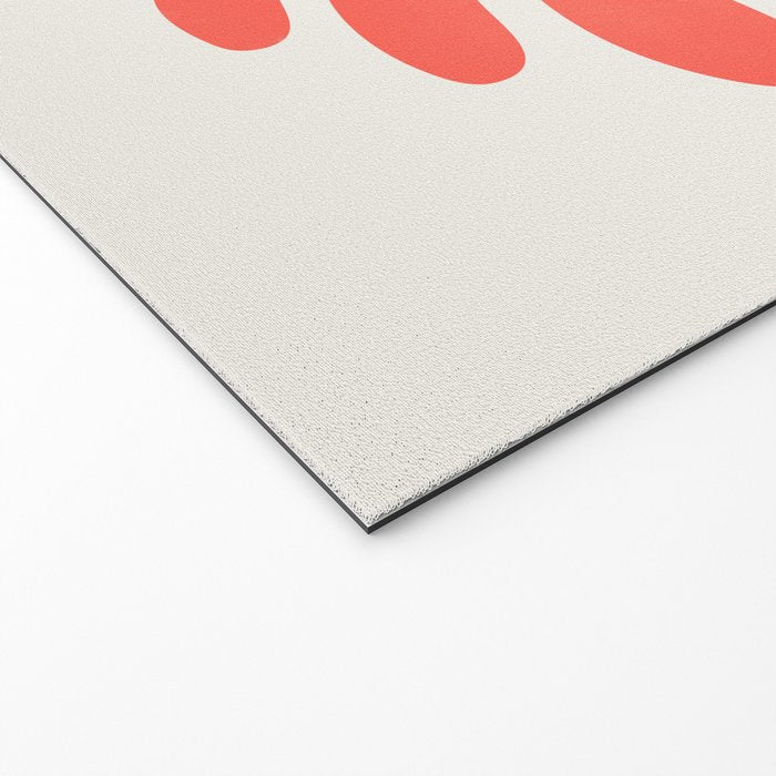 Peach & Orange: Wild Leaf | Matisse Foliage Paper Cutouts 03 Welcome Mat Gallery Image 2