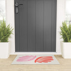 Peach & Orange: Wild Leaf | Matisse Foliage Paper Cutouts 03 Welcome Mat Gallery Image 3