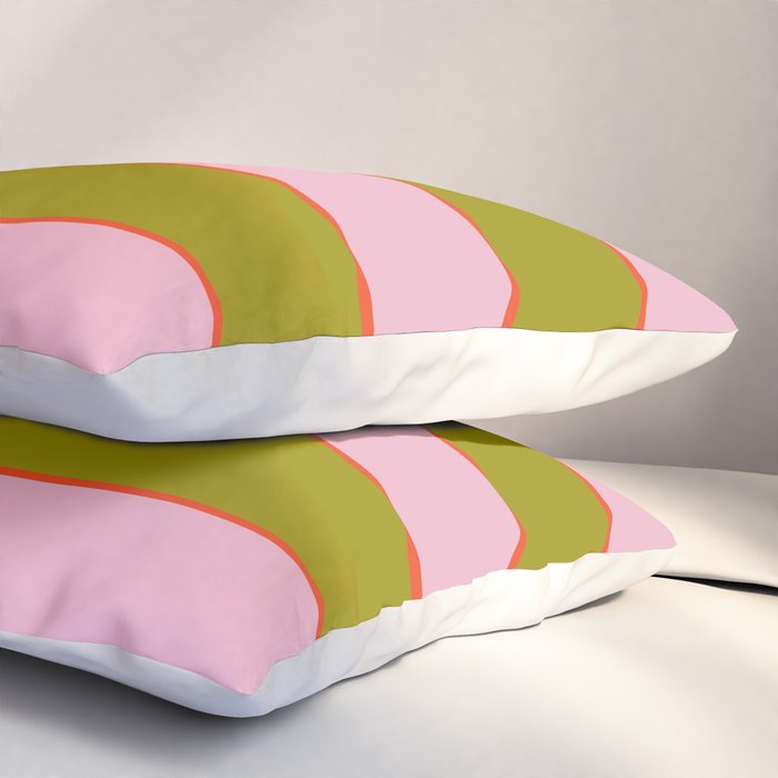 Abstration_GEOMETRIC_RIBBON_STRIPE_LINE_GIFT_LOVE_POP_0930 Pillow Sham Gallery Image 3