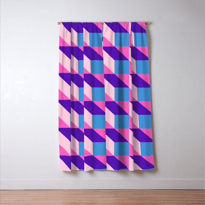 Geometric 01B Window Curtain Gallery Image 3