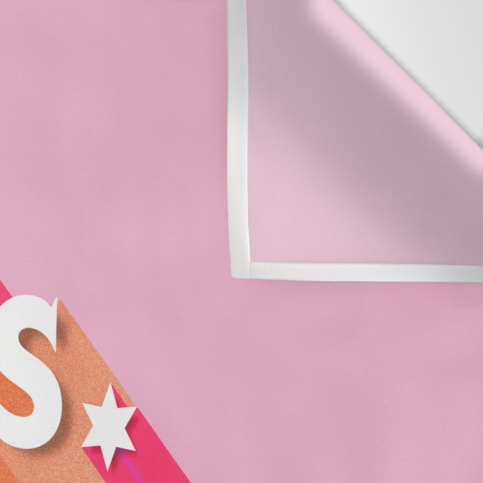 Bad Ass babes club in pink Wall Tapestry Gallery Image 3