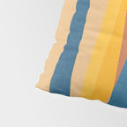 Blue Yellow Burnt-Orange Rust Abstract Artwork Pillow Sham Gallery Image 4