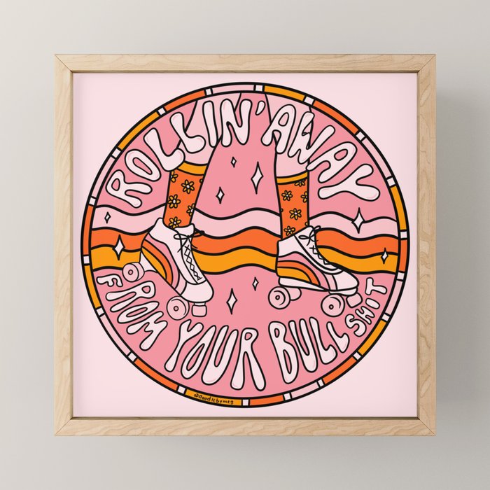 Rollin' Away Mini Art Print Gallery Image 1