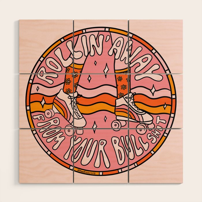 Rollin' Away Wood Wall Art Gallery Image 1