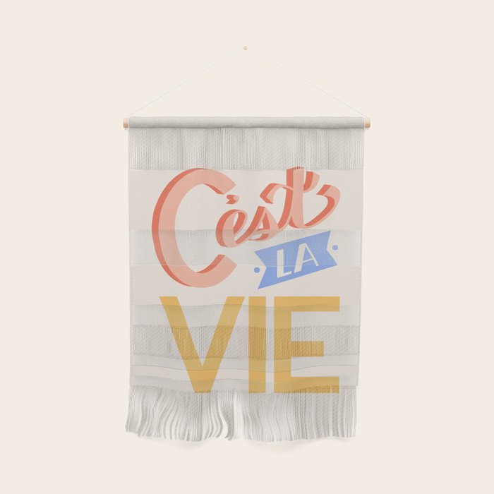 Retro C'est La Vie Wall Hanging Gallery Image 1