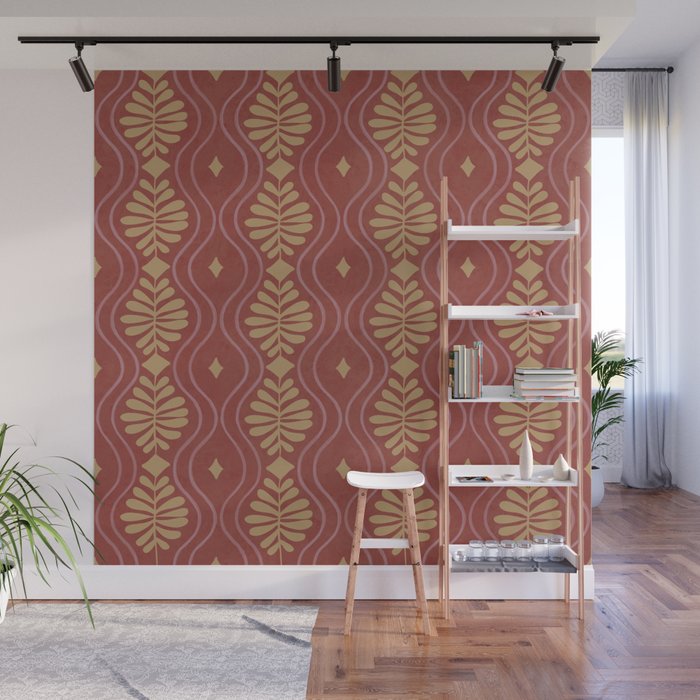 Wheatberry Fronds Wall Mural Gallery Image 1