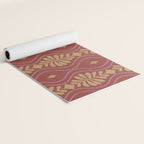 Wheatberry Fronds Yoga Mat Gallery Image 2