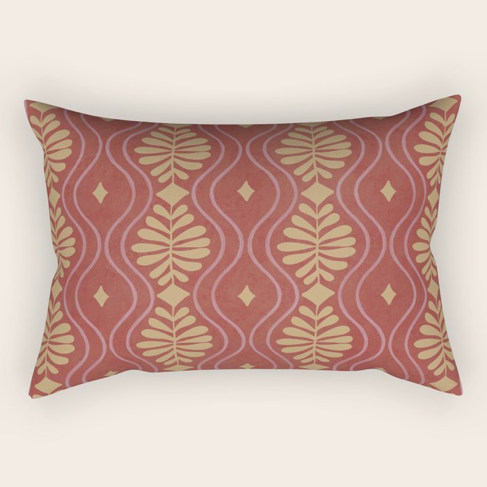 Wheatberry Fronds Rectangular Pillow Gallery Image 2