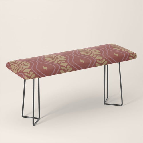 Wheatberry Fronds Bench