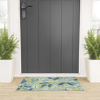 Wonderful ditsy holiday joy mint Welcome Mat Gallery Image 3