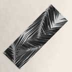 Palm Leaf Black & White III Yoga Mat Gallery Image 1