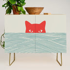 Cat Landscape 180: Sunrise Cat Credenza Gallery Image 1