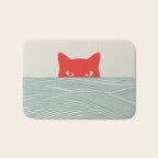 Cat Landscape 180: Sunrise Cat Bath Mat Gallery Image 1