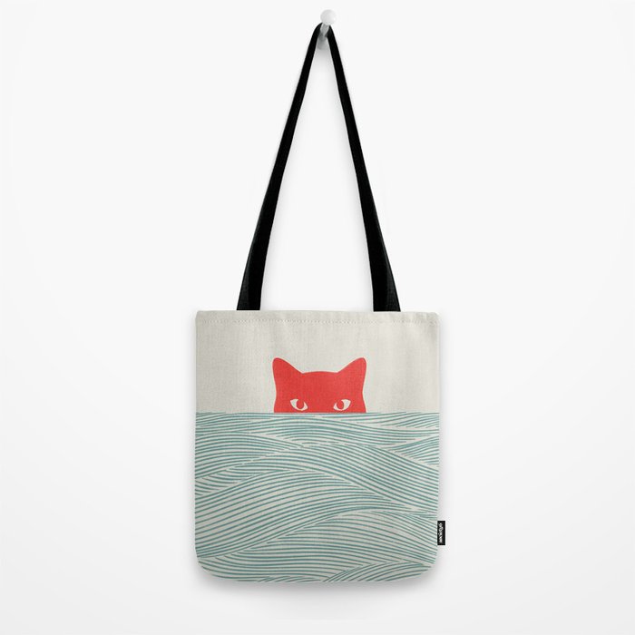 Cat Landscape 180: Sunrise Cat Tote Bag Gallery Image 2