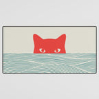 Cat Landscape 180: Sunrise Cat Desk Mat Gallery Image 3