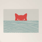 Cat Landscape 180: Sunrise Cat Welcome Mat Gallery Image 1