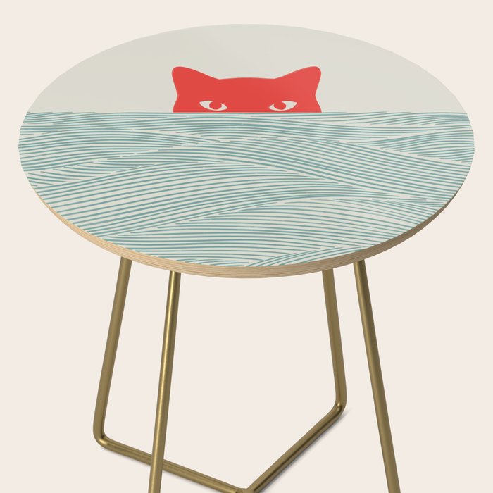 Cat Landscape 180: Sunrise Cat Side Table Gallery Image 2