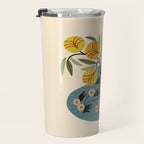 Painted Vase Blooms Travel Mug Gallery Image 3