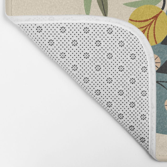Painted Vase Blooms Bath Mat Gallery Image 2