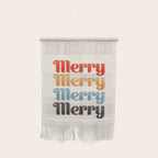 Merry typography Wall Hanging Gallery Image 1