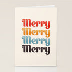 Merry typography Stationery Card Gallery Image 2
