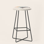 Merry typography Stool Gallery Image 1