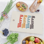 Merry typography Cutting Board Gallery Image 2