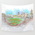 PNC Park Wall Tapestry Gallery Image 4