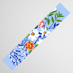The Floopy Planter, Abstract Flower Pot Illustration, Pop Bohemian Eclectic Botanical, Flower Colorful Blossom Table Runner Gallery Image 3