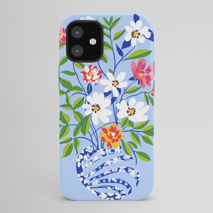 The Floopy Planter, Abstract Flower Pot Illustration, Pop Bohemian Eclectic Botanical, Flower Colorful Blossom iPhone Case Gallery Image 42