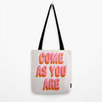 Come As You Are (Pink Orange) Tote Bag Gallery Image 2