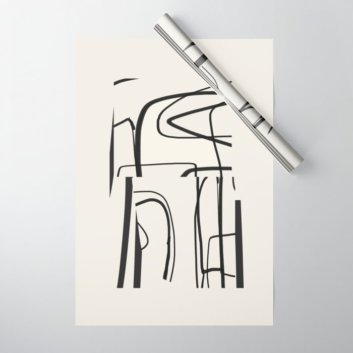 Abstract line art 18 Wrapping Paper Gallery Image 1