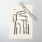 Abstract line art 18 Wrapping Paper Gallery Image 1
