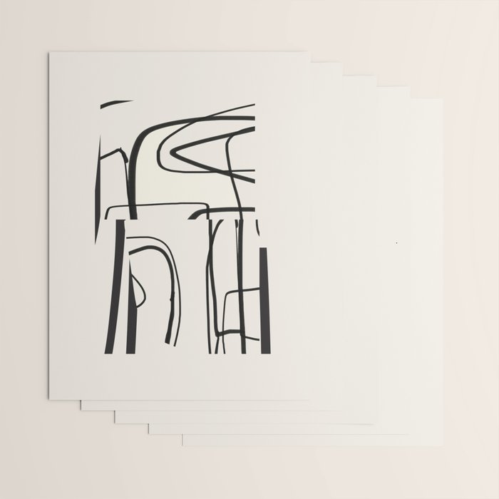 Abstract line art 18 Wrapping Paper Gallery Image 3