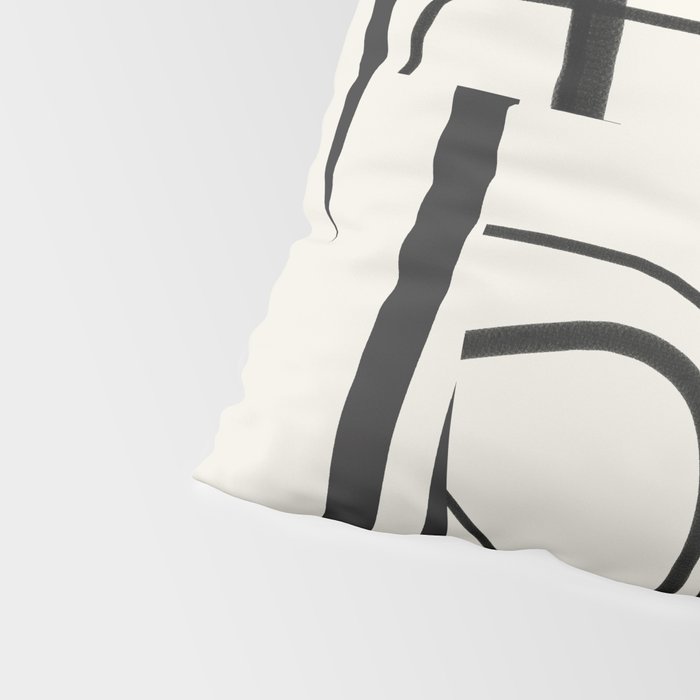 Abstract line art 18 Pillow Sham Gallery Image 4