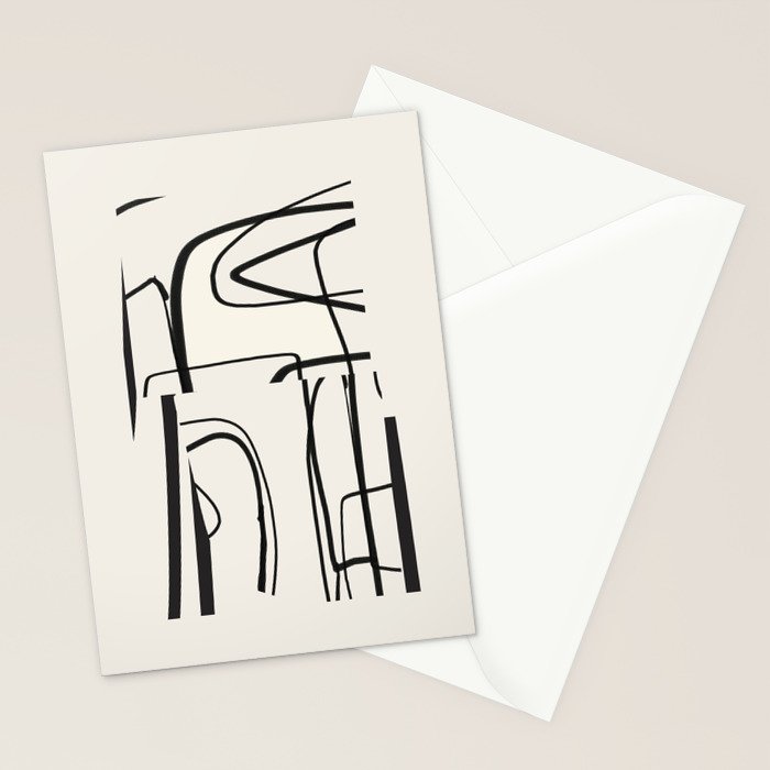 Abstract line art 18 Stationery Card Gallery Image 2