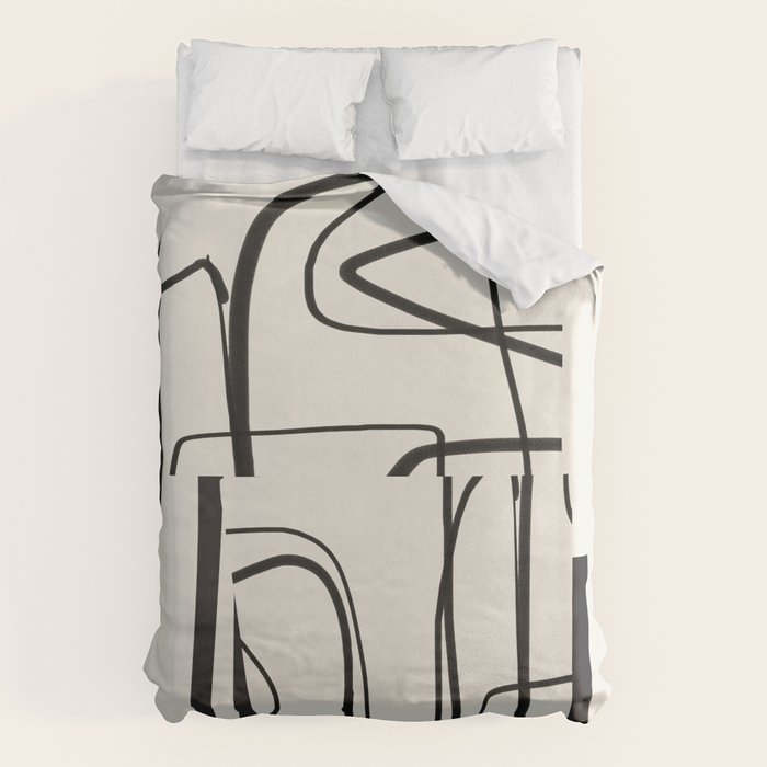 Abstract line art 18 Duvet Cover Gallery Image 6