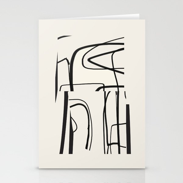Abstract line art 18 Stationery Card Gallery Image 2