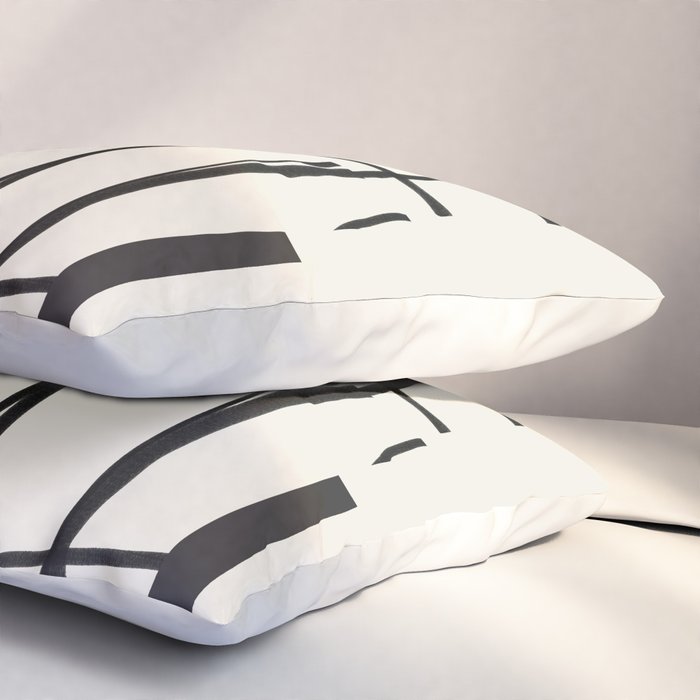 Abstract line art 18 Pillow Sham Gallery Image 3