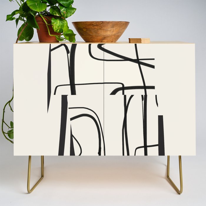Abstract line art 18 Credenza Gallery Image 1